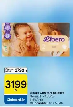 Tesco Libero Comfort pelenka ajánlat