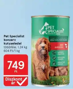 Tesco Pet Specialist konzerv kutyaeledel ajánlat