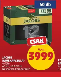 PENNY JACOBS KÁVÉKAPSZULA ajánlat