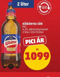 PENNY KŐBÁNYAI SÖR ajánlat