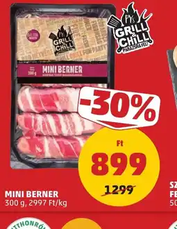 PENNY GRILL SZELETELT FEHÉR 500 CHILL MINI BERNER ajánlat