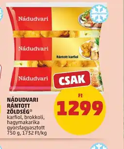 PENNY NÁDUDVARI RÁNTOTT ZÖLDSÉG ajánlat