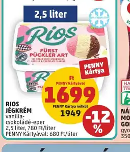 PENNY RIOS JÉGKRÉM ajánlat