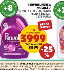 PENNY PERWOLL RENEW MOSGÉL ajánlat