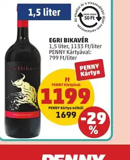 PENNY EGRI BIKAVÉR ajánlat