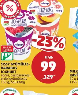 PENNY SISSY GYÜMÖLCS-DARABOS JOGHURT ajánlat