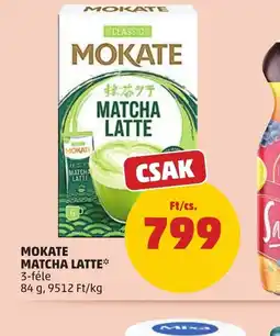 PENNY MOKATE MATCHA LATTE ajánlat
