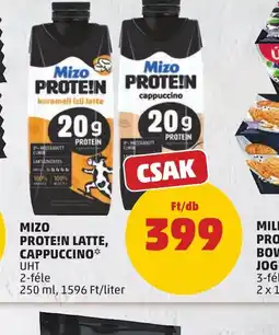 PENNY MIZO PROTEIN LATTE, CAPPUCCINO ajánlat