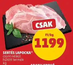 PENNY Sertés Lapocka ajánlat