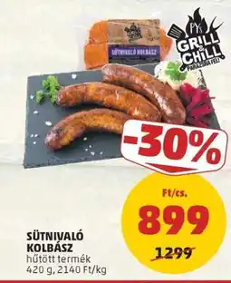 PENNY Sütni való kolbász ajánlat