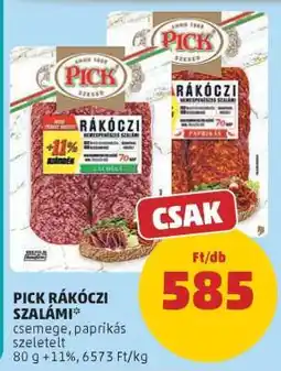 PENNY PICK Rákóczi szalámi ajánlat