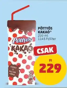 PENNY PÖTTYÖS Kakaó ajánlat