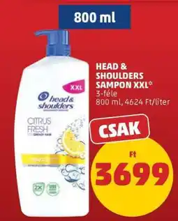 PENNY Head & Shoulders Sampon XXL ajánlat