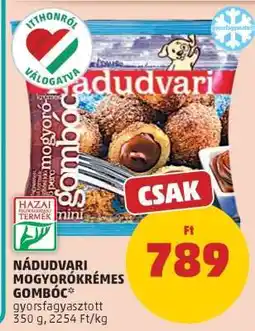 PENNY NÁDUDVARI MOGYORÓKRÉMES GOMBÓC ajánlat