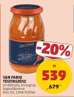 PENNY San Fabio Tésztaszósz ajánlat