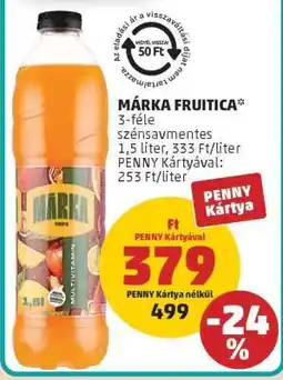 PENNY Márka Fruitica ajánlat