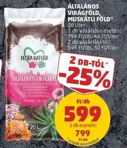 PENNY ÁLTALÁNOS VIRÁGFÖLD, MUSKÁTLIFÖLD ajánlat