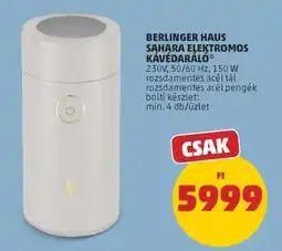 PENNY BERLINGER HAUS SAHARA ELEKTROMOS KÁVÉDARÁLÓ ajánlat