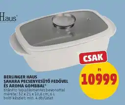 PENNY BERLINGER HAUS SAHARA PECSENYESÜTŐ FEDŐVEL ÉS AROMA GOMBBAL ajánlat