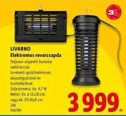 Lidl LIVARNO Elektromos rovarcsapda ajánlat