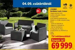 Lidl LIVARNO Kertibútor-szett, 4 részes ajánlat