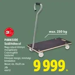 Lidl PARKSIDE Szállítókocsi ajánlat