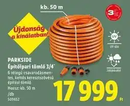 Lidl PARKSIDE Építőipari tömlő 3/4 ajánlat