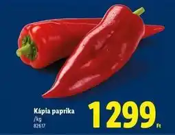 Lidl Kápia paprika ajánlat