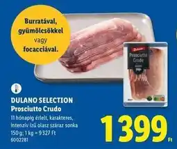 Lidl DULANO SELECTION Prosciutto crudo ajánlat