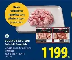 Lidl DULANO SELECTION Szeletelt Guanciale ajánlat