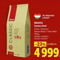 Lidl BRAVOS ajánlat