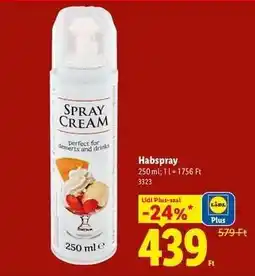 Lidl Habspray ajánlat