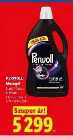 Lidl PERWOLL Mosógél ajánlat
