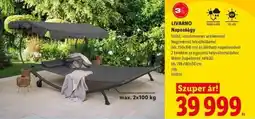 Lidl LIVARNO Napozóágy ajánlat