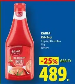Lidl KANIA Ketchup ajánlat