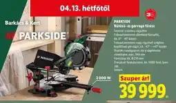 Lidl PARKSIDE ajánlat