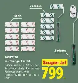 Lidl PARKSIDE Festőhenger készlet ajánlat