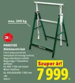 Lidl PARKSIDE Alátámasztó bak ajánlat