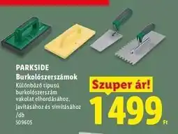 Lidl Parkside Burkolószerszámok ajánlat