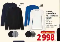 Lidl ESMARA / ESMARA MEN ajánlat