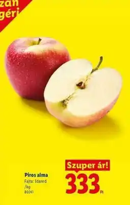 Lidl Piros alma ajánlat