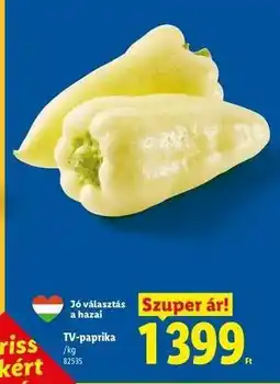 Lidl TV paprika ajánlat