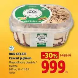 Lidl BON GELATI Csavart jégkrém ajánlat