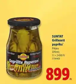 Lidl SUNTAT Grillezett paprika ajánlat