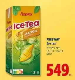 Lidl Freeway Ice Tea ajánlat