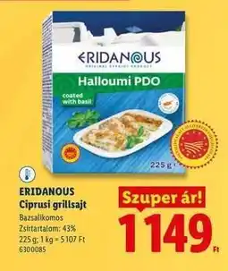 Lidl ERIDANOUS Ciprusi grillsajt ajánlat