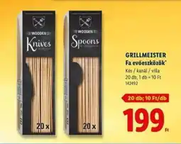 Lidl GRILLMEISTER Fa evőeszközök ajánlat