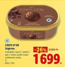 Lidl CARTE D’OR ajánlat