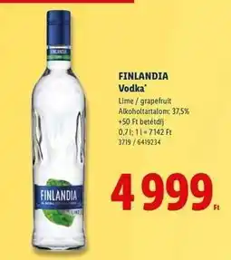 Lidl FINLANDIA Vodka ajánlat