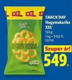 Lidl SNACK DAY Hagymakarika XXL ajánlat